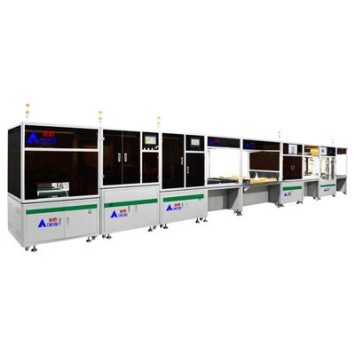 Linea di assemblaggio automatica multifunzionale con batterie al litio cilindriche